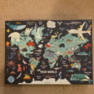 Colorful World Map Puzzle